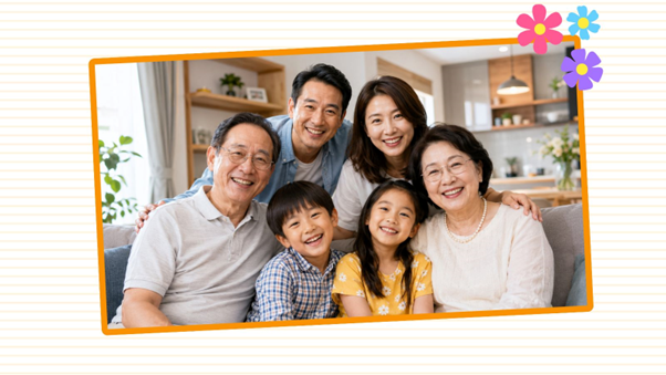 Buổi chụp ảnh đại gia đình gắn kết yêu thương