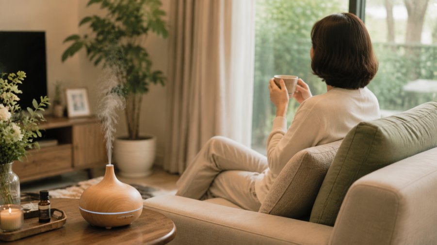 Quà tặng sức khỏe là máy khuếch tán tinh dầu