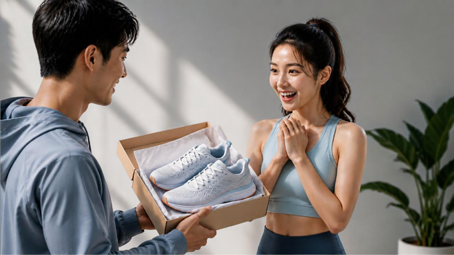 Giày thể thao là món quà vô cùng thiết thực để tặng những người yêu vận động